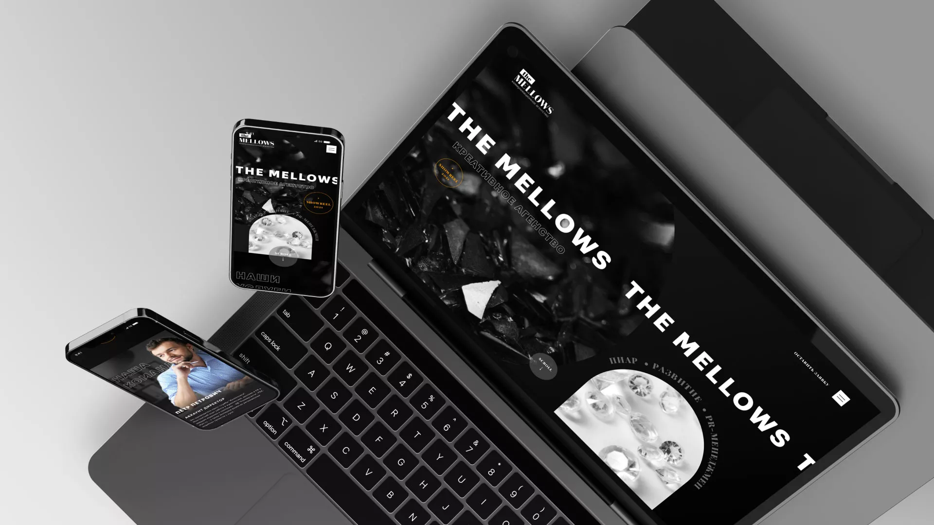 Разработка сайта креативного агентства «The Mellows» в Петрове Вале